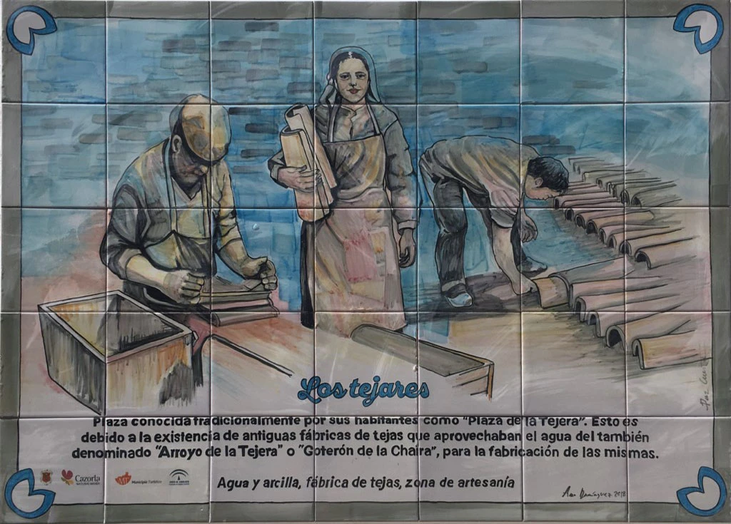 Mural cerámico Los Tejares