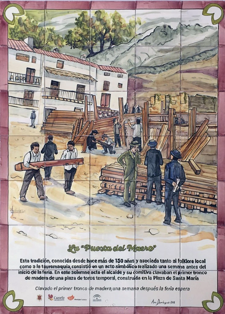 Mural cerámico Puesta del Maero