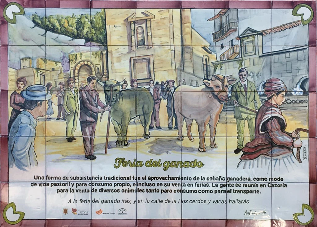 Mural cerámico Feria del Ganado