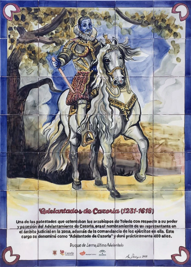 Mural cerámico Adelantados de Cazorla