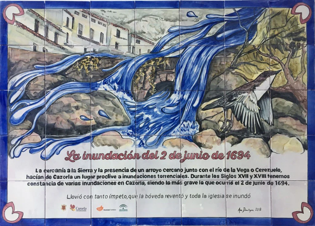Mural cerámico Diluvio – Inundación de 1694