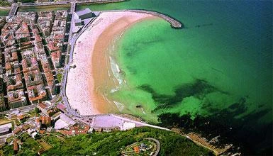 Faro de la Plata, entre San Sebastián y Pasaia