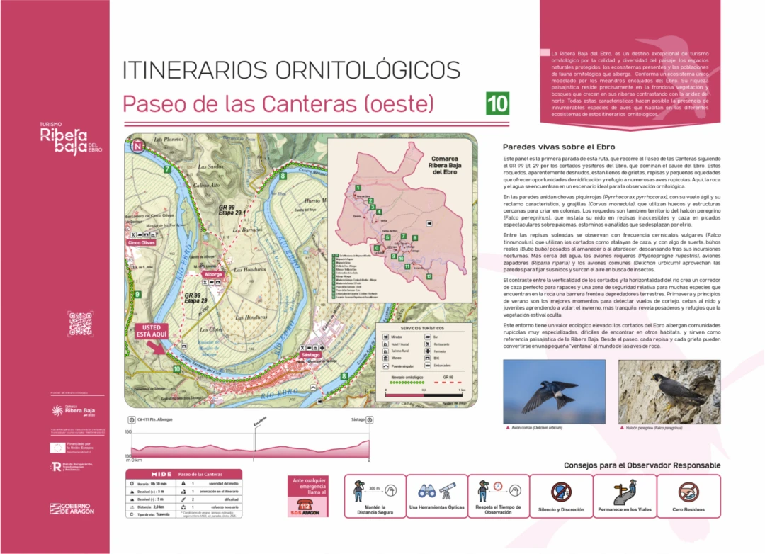 Punto ornitológico 10 oeste (Sástago)