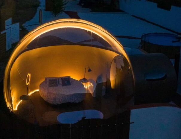 Burbuja Antisaturno – Glamping Alto Tajo