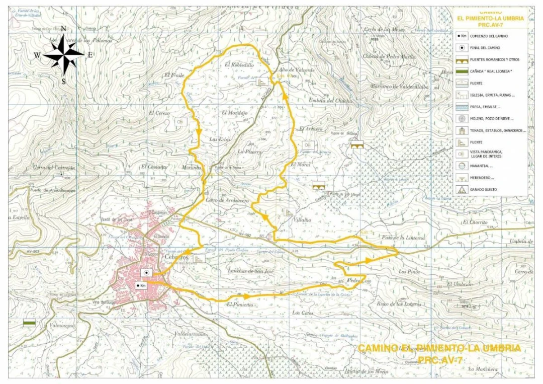 RUTA PRC 7 El Pimiento-La umbría