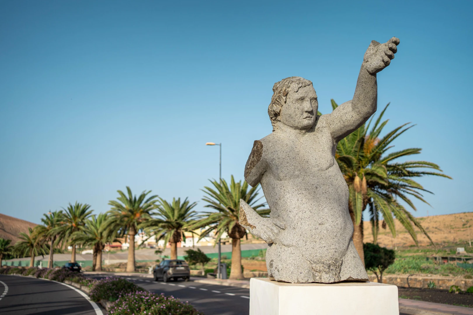 Esculturas del pueblo de Pájara