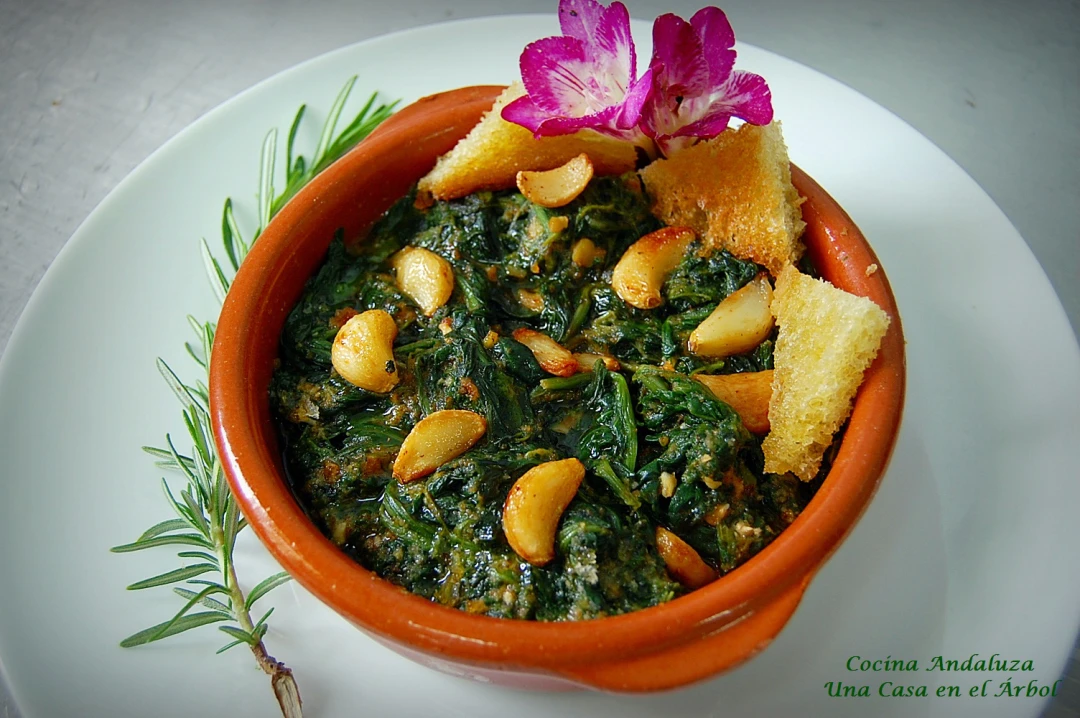 Espinacas labradas