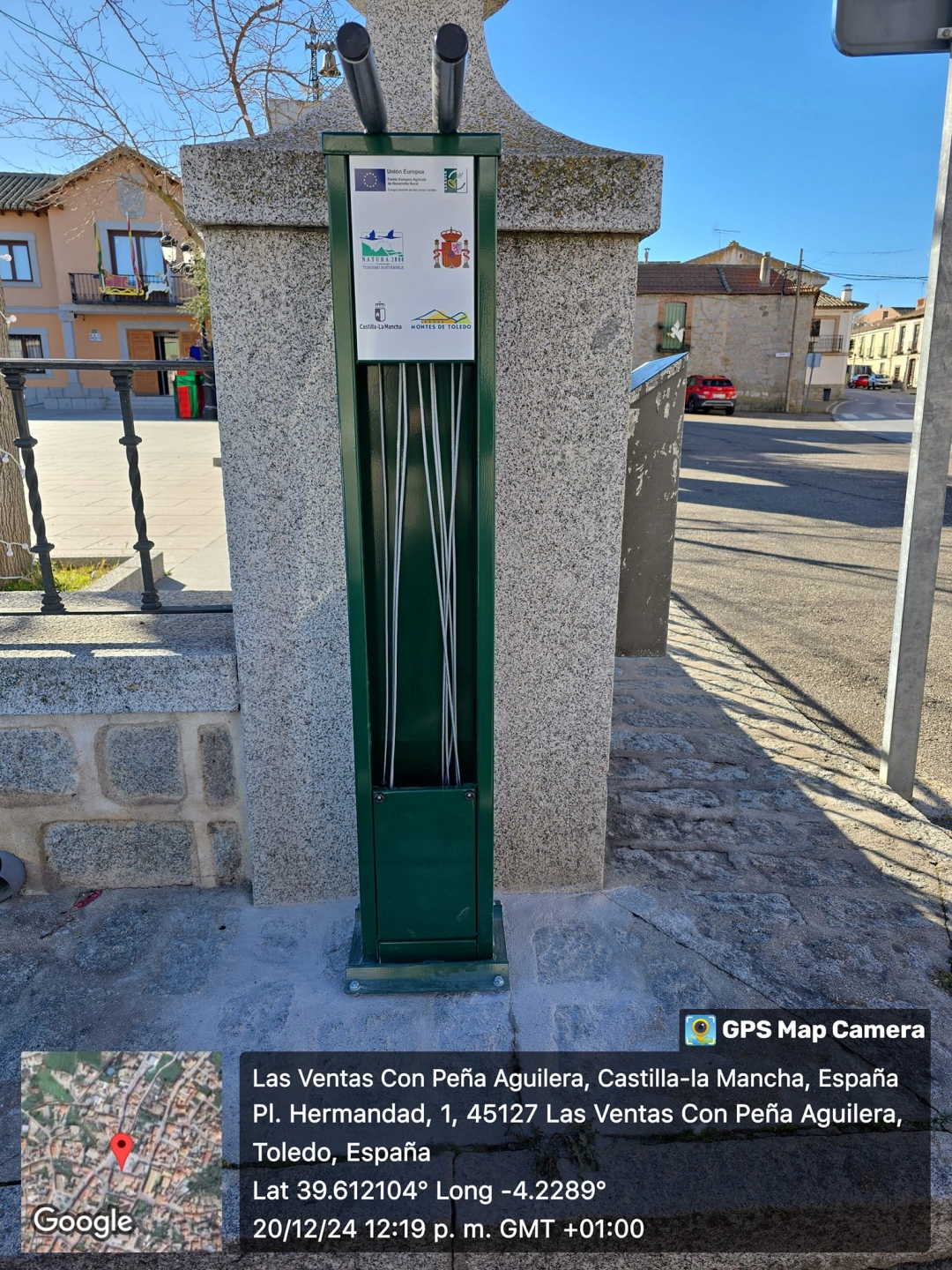 Estación de reparación de bicicletas